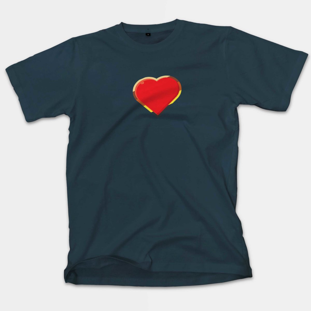 Gay bear Heart Pride Shirt Blue