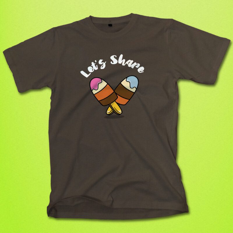 Let's Share Brown Shirt