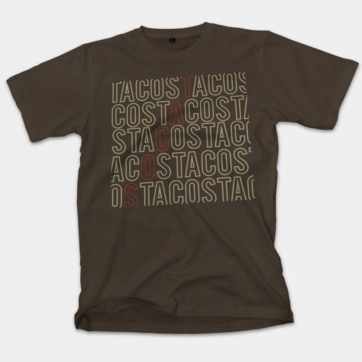 Tacos Tacos Shirt Brown