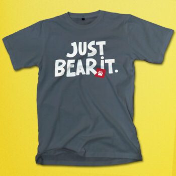 just bear it gay bear shirt indigo