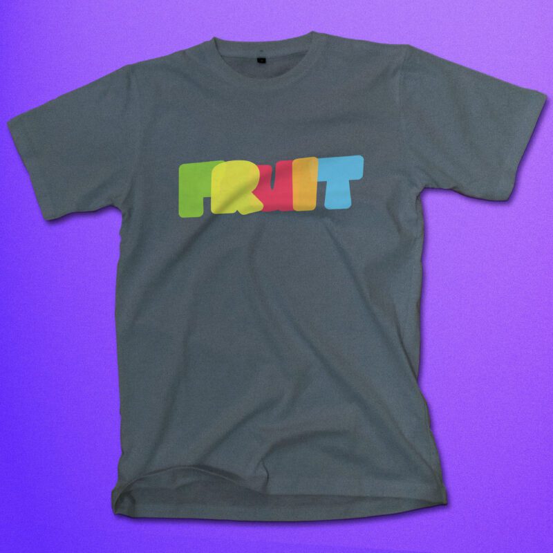 Gay Fruit Shirt Slate