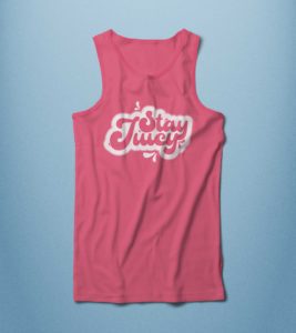 Sexy Gay Stay Juicy Tank Top Pink
