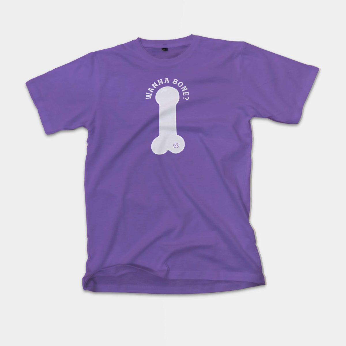 Wanna Bone Gay Shirt Purple