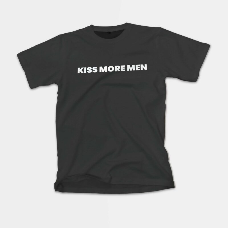 Kiss More Men Gay Mens Shirt