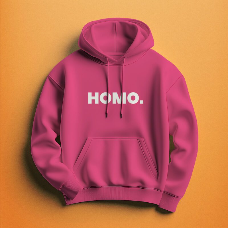 Homo Hoodie Pink